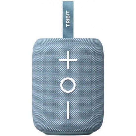 Tribit Stormbox Mini + BTS33 Αδιάβροχο Ηχείο Bluetooth 12W με Διάρκεια Μπαταρίας έως 12 ώρες Μπλε