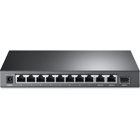 TP-LINK TL-SL1311MP Unmanaged 8-Port 10/100Mbps + 3-Port Gigabit Desktop PoE+ Switch (1760500194) v2.0