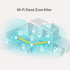 TP-LINK Deco X20 v3.2 WiFi Mesh Network Access Point Wi-Fi 6 Dual Band (2.4 & 5GHz) σε Τριπλό Kit (1750503128)