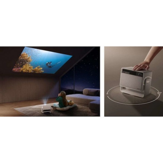 XGiMi Horizon S Max 3D Projector DLP 4K Ultra HD Λάμπας LED με Wi-Fi και Ενσωματωμένα Ηχεία Λευκός