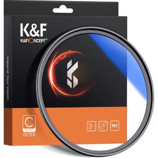 K&F Concept 82mm Blue Multi-Coated UV Slim Filter (KF01.1429)