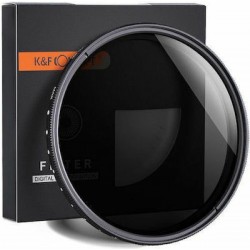 K&F Concept ND2-ND400 Φίλτρo Variable ND Διαμέτρου 40.5mm για Φωτογραφικούς Φακούς