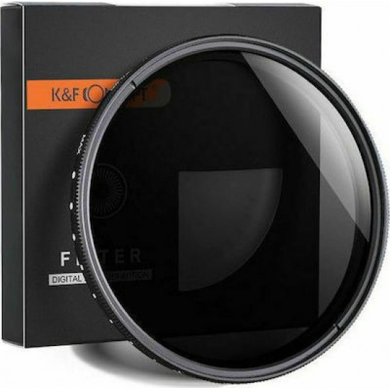 K&F Concept Variable Φίλτρo Variable ND Διαμέτρου 52mm (KF01.1107)