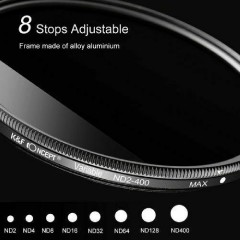 K&F Concept Variable Φίλτρo Variable ND Διαμέτρου 52mm (KF01.1107)