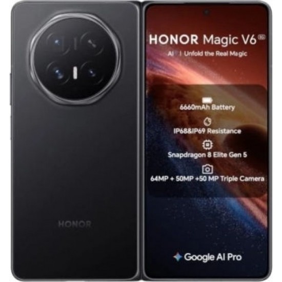 Honor Magic V6 5G (16GB/512GB) Dual Sim Black