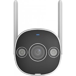 Uniarch IP Κάμερα Παρακολούθησης Wi-Fi Full HD+ 3MP Αδιάβροχη με Αμφίδρομη Επικοινωνία και Φακό 2.8mm (UHO-B2D-M3F3D) Λευκή
