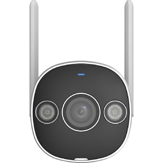 Uniarch IP Κάμερα Παρακολούθησης Wi-Fi Full HD+ 3MP Αδιάβροχη με Αμφίδρομη Επικοινωνία και Φακό 2.8mm (UHO-B2D-M3F3D) Λευκή