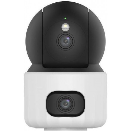 Uniarch IP Κάμερα Παρακολούθησης Wi-Fi Full HD+ 3MP+3MP με Αμφίδρομη Επικοινωνία (Uho-S3S-M33D) Λευκή/Μαύρη