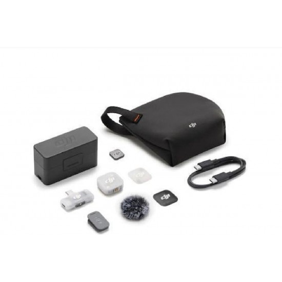 DJI Mic Mini 2 (1 TX + 1 Mobile RX + Charging Case) Ασύρματο Μικρόφωνο Πέτου