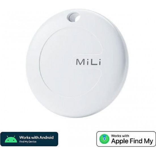 MiLi MiTag Duo Apple and Google Tracker (HD-P16) Λευκό
