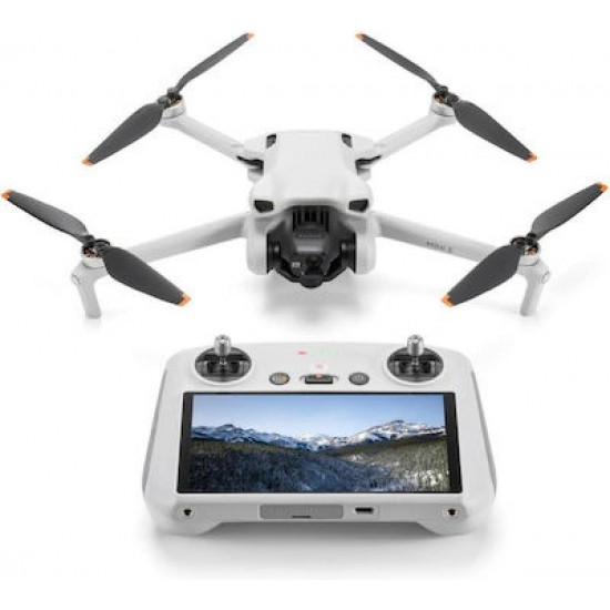 DJI Mini 3 Drone with DJI RC 5.8 GHz με Κάμερα 4K 30fps HDR και Χειριστήριο (CP.MA.00000587.01)