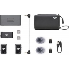 DJI Mic 2 Wireless Microphone (2TX + 1RX + Charging Case) CE (CP.RN.00000324.01) DJI Mic 2 Wireless Microphone (2TX + 1RX + Charging Case) CE (CP.RN.00000324.01)