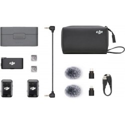 DJI Mic 2 Wireless Microphone (2TX + 1RX + Charging Case) CE (CP.RN.00000324.01)