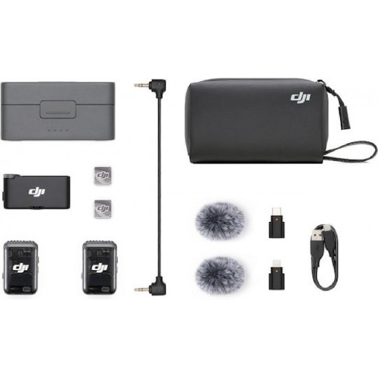 DJI Mic 2 Wireless Microphone (2TX + 1RX + Charging Case) CE (CP.RN.00000324.01) DJI Mic 2 Wireless Microphone (2TX + 1RX + Charging Case) CE (CP.RN.00000324.01)