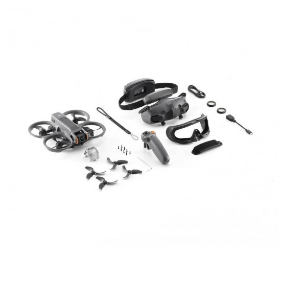 DJI Avata 2 Fly More Combo Drone(Three Batteries) WiFi με Κάμερα 4K 60fps HDR Χειριστήριο & Γυαλιά FPV και Εσωτερικό Σκληρό 46GB