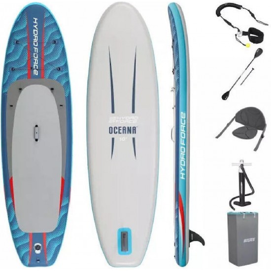 Bestway Hydro-Force Oceana Φουσκωτή Σανίδα SUP με Μήκος 3.05m (6532B) Μπλε