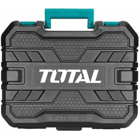 Total (THKTHP21006) Επαγγελματική Εργαλειοθήκη με 100τμχ Εργαλεία