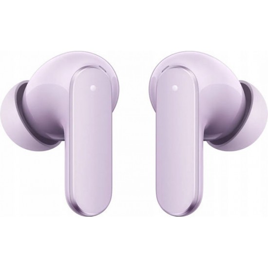 Realme Buds Air8 Bluetooth Handsfree Ακουστικά με Αντοχή στον Ιδρώτα και Θήκη Φόρτισης Μωβ