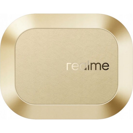 Realme Buds Air8 Bluetooth Handsfree Ακουστικά με Αντοχή στον Ιδρώτα και Θήκη Φόρτισης Master Gold