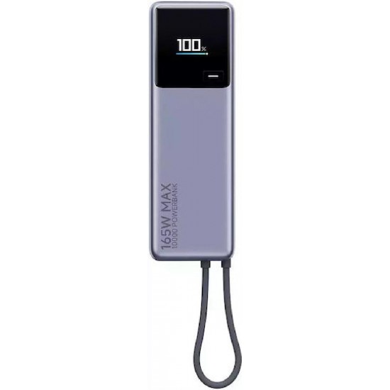 Xiaomi 165W Power Bank 10000mAh Integrated Cable (BHR9361GL) Gray