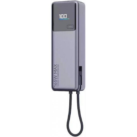 Xiaomi 165W Power Bank 10000mAh Integrated Cable (BHR9361GL) Gray