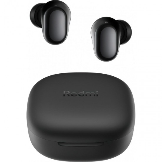Xiaomi Redmi Buds 6 Play Bluetooth Handsfree Ακουστικά με Θήκη Φόρτισης Μαύρα