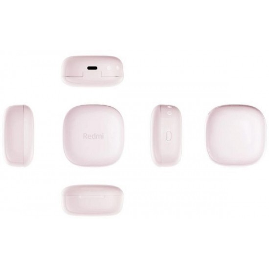 Xiaomi Redmi Buds 6 Play Bluetooth Handsfree Ακουστικά με Θήκη Φόρτισης (BHR8775GL) Ροζ