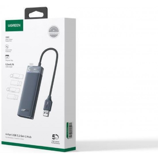 Ugreen 4-Port Hub USB 3.2 (15548) Gray