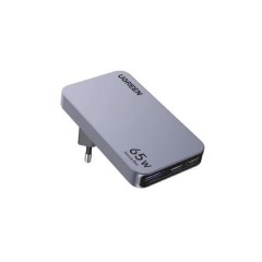 Ugreen Nexode Pro Φορτιστής Χωρίς Καλώδιο GaN με Θύρα USB-A και 2 Θύρες USB-C 65W (25356) Γκρι