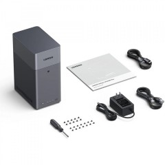 Ugreen DH2300 NAS Tower με 2 θέσεις για HDD/SSD (95998)