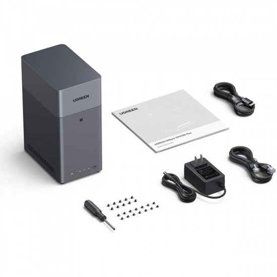Ugreen DH2300 NAS Tower με 2 θέσεις για HDD/SSD (95998)