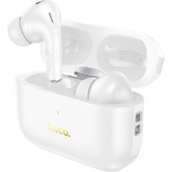 Hoco EW56 In-ear Bluetooth Handsfree Ακουστικά με Θήκη Φόρτισης Λευκά