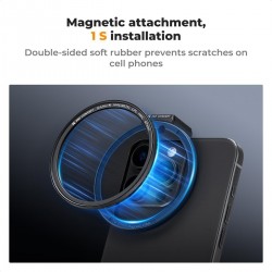 K&F Concept 67mm Clip-On Magnetic CPL Filter Kit For Mobile Phones (KF01.2673)