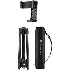 K&F Concept K234A0+BH-36L Magnesium Travel Tripod with Ball Head & Phone Clamp (KF09.149) Black/Gold