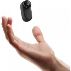 Insta360 GO 3S Motorcycle In-Helmet POV Bundle - 128GB Midnight Black (CINSAATA/GO3S124)