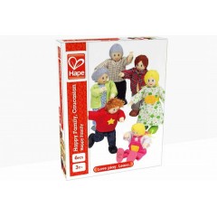 Hape E3500 Μια Χαρούμενη Οικογένεια 6Τεμ. - Family Caucasia 078143