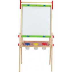 Hape Early Explorer Ξύλινος Πίνακας All-In-One Easel για 3+ Ετών (E1010C)