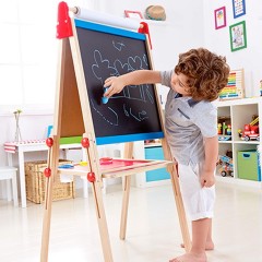 Hape Early Explorer Ξύλινος Πίνακας All-In-One Easel για 3+ Ετών (E1010C)