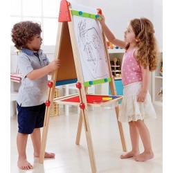 Hape Early Explorer Ξύλινος Πίνακας All-In-One Easel για 3+ Ετών (E1010C)