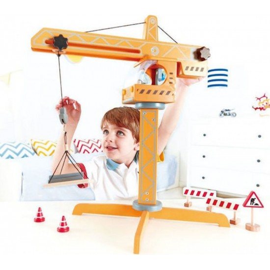 Hape Γερανός Ξύλινος Μεγάλος E3011