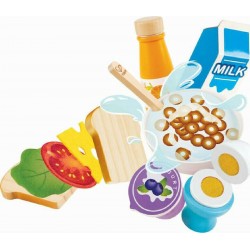 Hape Playfully Delicious Ξύλινο Σετ Τρόφιμα Delicious Breakfast (E3172A)