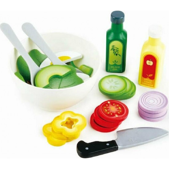 Hape Playfully Delicious Ξύλινο Σετ Σαλάτα Healthy Salad (E3174A)