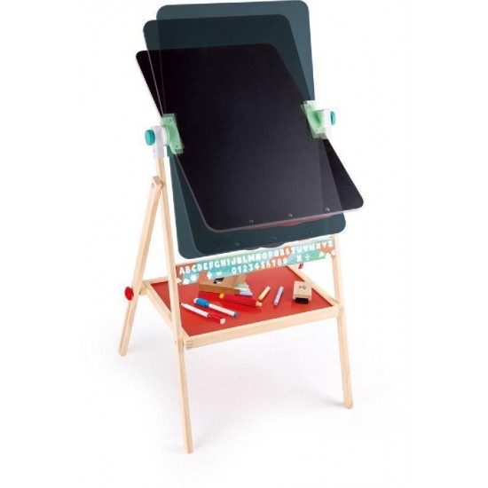 Hape Early Explorer Ξύλινος Πίνακας Flip Flat Easel E1063B