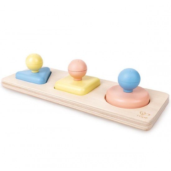 Hape Early Explorer Ξύλινο Montessori Mirror Shape Puzzle (E0072A)