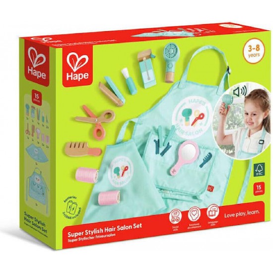 Hape Role Play Super Stylish Hair Salon Set (E3060A)