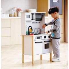 Hape Playfully Delicious Ξύλινη Κουζίνα Modern Smart-Kitchen (E3216A)
