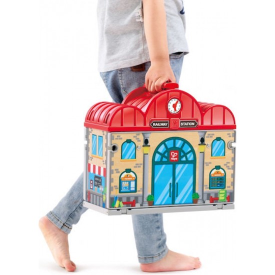 Hape Σετ με Τρενάκι από Ξύλο για 3+ Ετών E3877