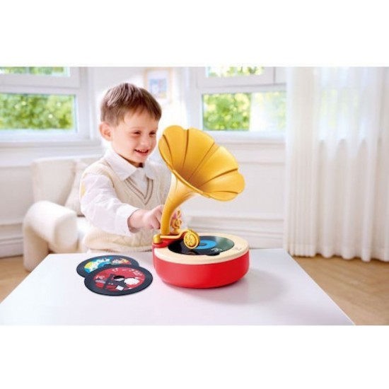 Hape Early Melodies Ξύλινος Φωνογράφος Tune Time 0401.E0641K