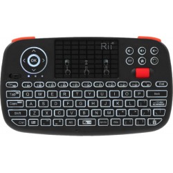 Rii I4 Ασύρματο Mini Πληκτρολόγιο με Touchpad Αγγλικό US (RT-MINII4) Μαύρο