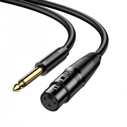 Ugreen Cable XLR female - 6.5mm male 3m AV131 (20720) Μαύρο